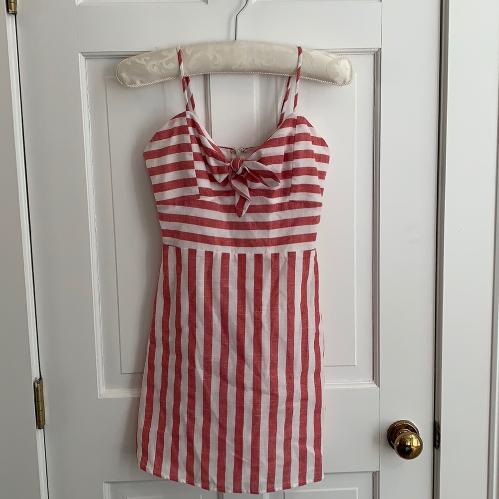 FORE Striped Sundress (Small) with Adjustable Straps
